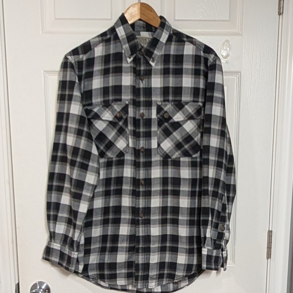 Men's S. Duluth Trading Co. Plaid Flannel Shirt